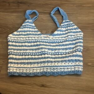 nit hollister cropped tank top